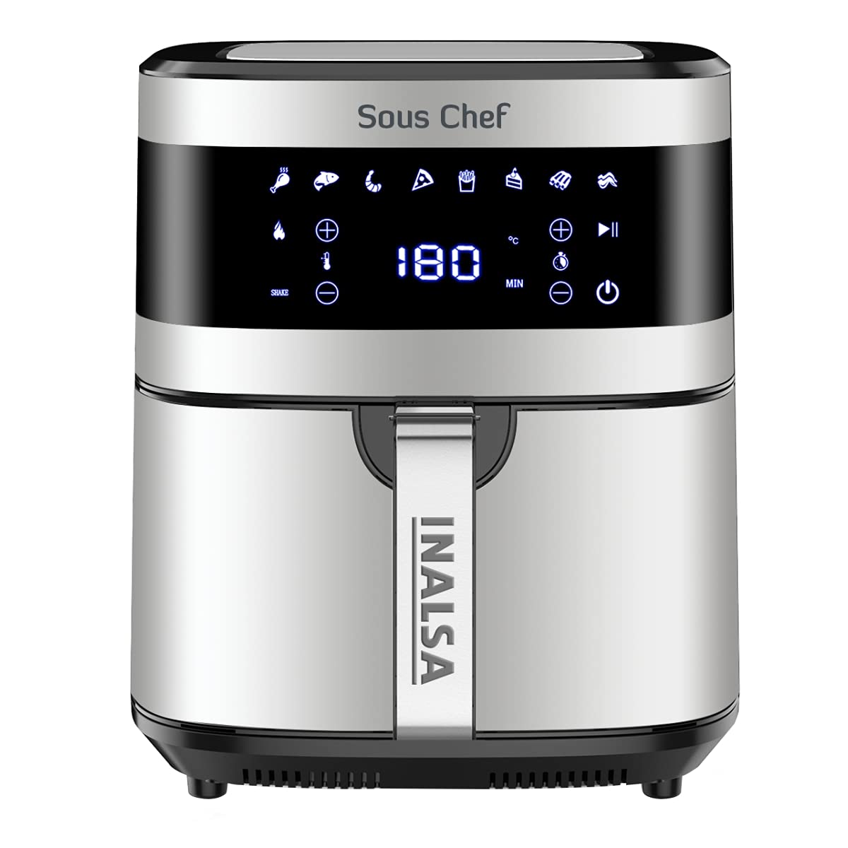 INALSA Air Fryer Digital Sous Chef 6.5 L